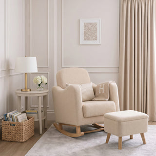 Soother Nursing Chair and Footstool Oat Ted product image 1