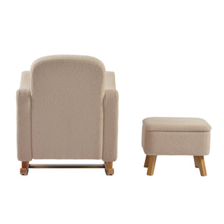 Soother Nursing Chair and Footstool Oat Ted product image 4