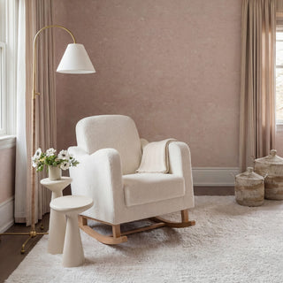 Soother Nursing Chair Off White Boucle product image 1